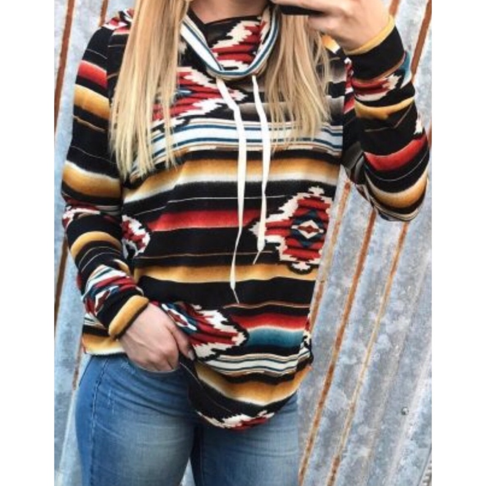 Aztec print sweater!